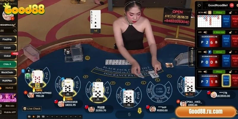 Cách chơi game bài Blackjack Good88