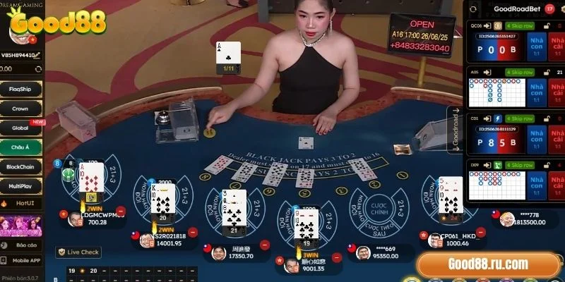 Giới thiệu Blackjack Good88