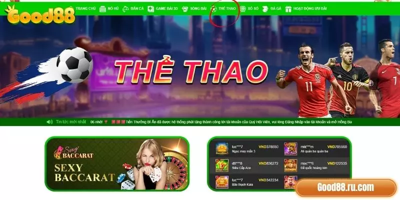Giới thiệu về thể thao Good88