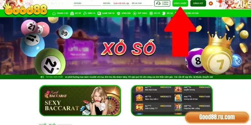 Hướng dẫn đăng nhập Good88 đơn giản với 3 bước