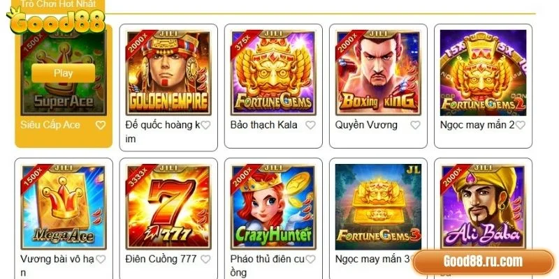 Một số game nổ hũ khác tại Good88
