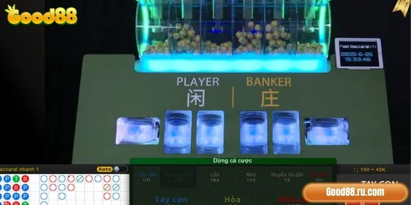 Tìm hiểu luật chơi Baccarat Good88