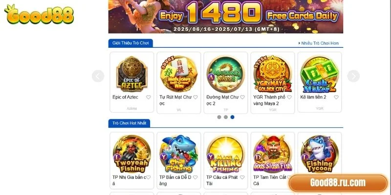 Top slot game nổi bật tại Good88 được người chơi săn đón